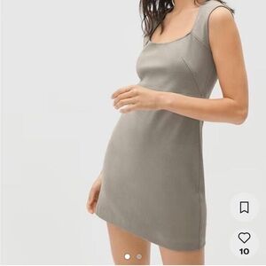 Everlane Business Elegant Gray Sleeveless Dress XS